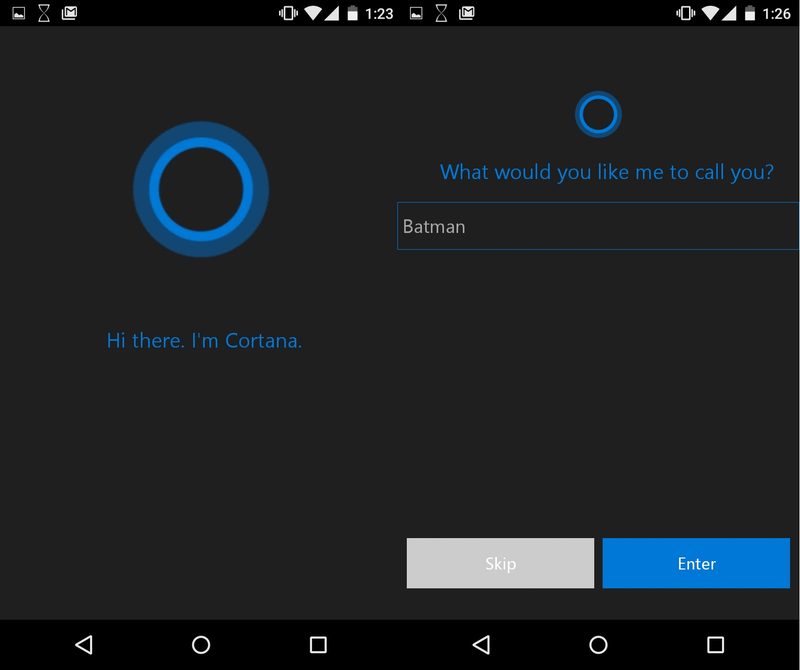 Illustration for article titled Probamos la beta filtrada de Cortana para Android, y es más de lo mismo